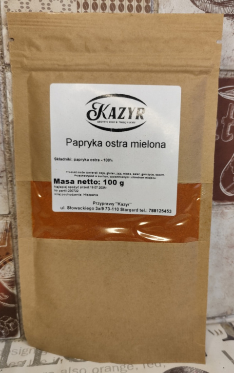 Papryka Ostra Mielona 100g Papryka Ostra Mielona 100g