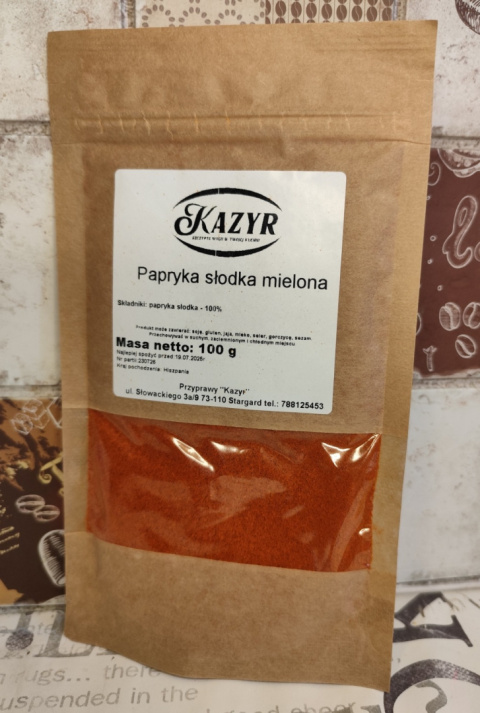 Papryka Słodka Mielona 100g Papryka Słodka Mielona 100g